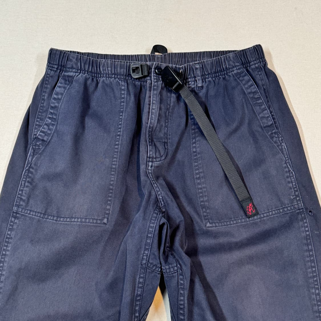 L) 그라미치 네이비 루즈테이퍼드 팬츠 면바지 상품이미지2
