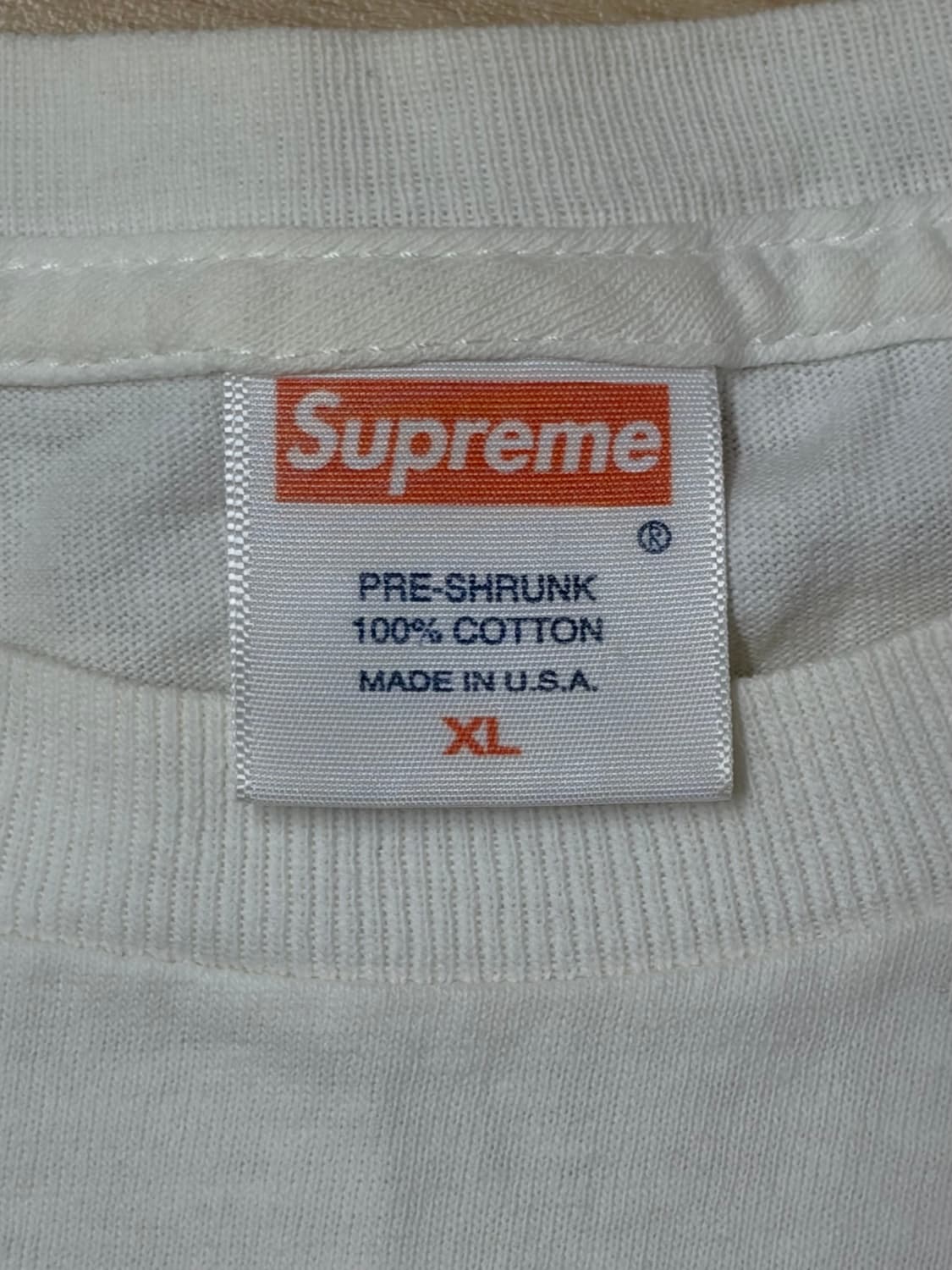 [XL]빈티지 슈프림 박스로고 티셔츠 상품이미지3