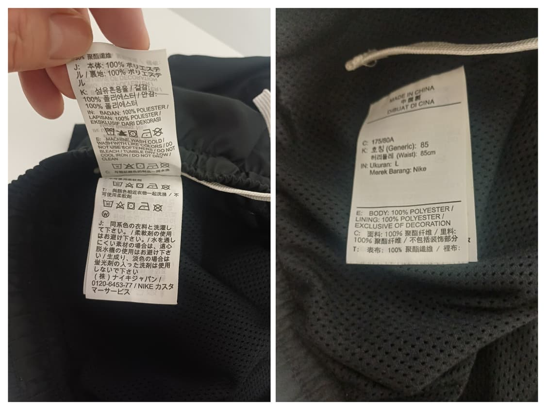 (정품) 나이키 NSW 우븐 플로우 쇼츠 블랙 L (AR2383-010) 상품이미지8