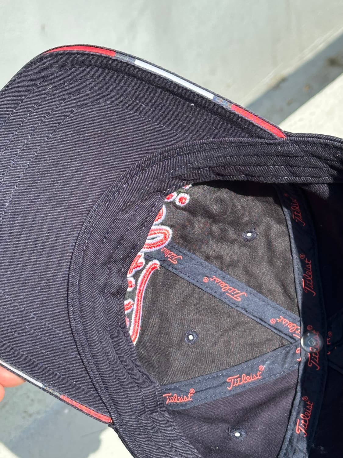 [M-L] 타이틀리스트 네이비 볼캡 모자 상품이미지5