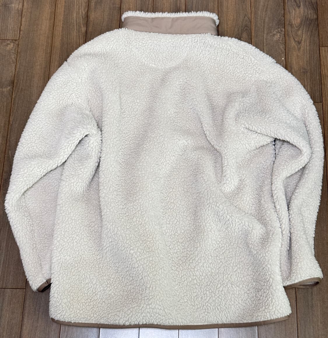 유니클로 X 화이트마운티니어링 풀오버 후리스 XL 베이지 상품이미지3