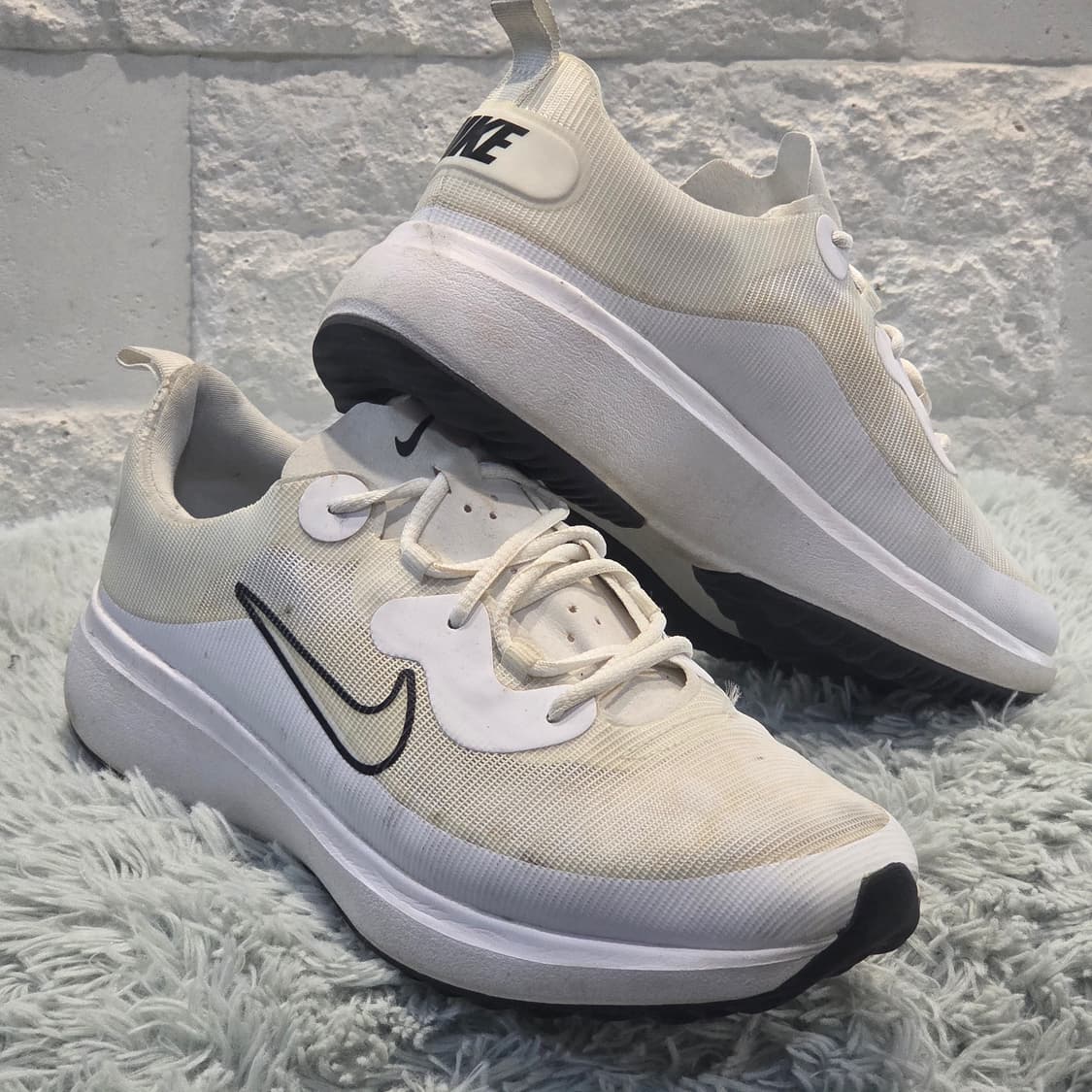 2q-18:나이키 아이콘 클래시 화이트 러닝 스니커즈 (250mm) 상품이미지4