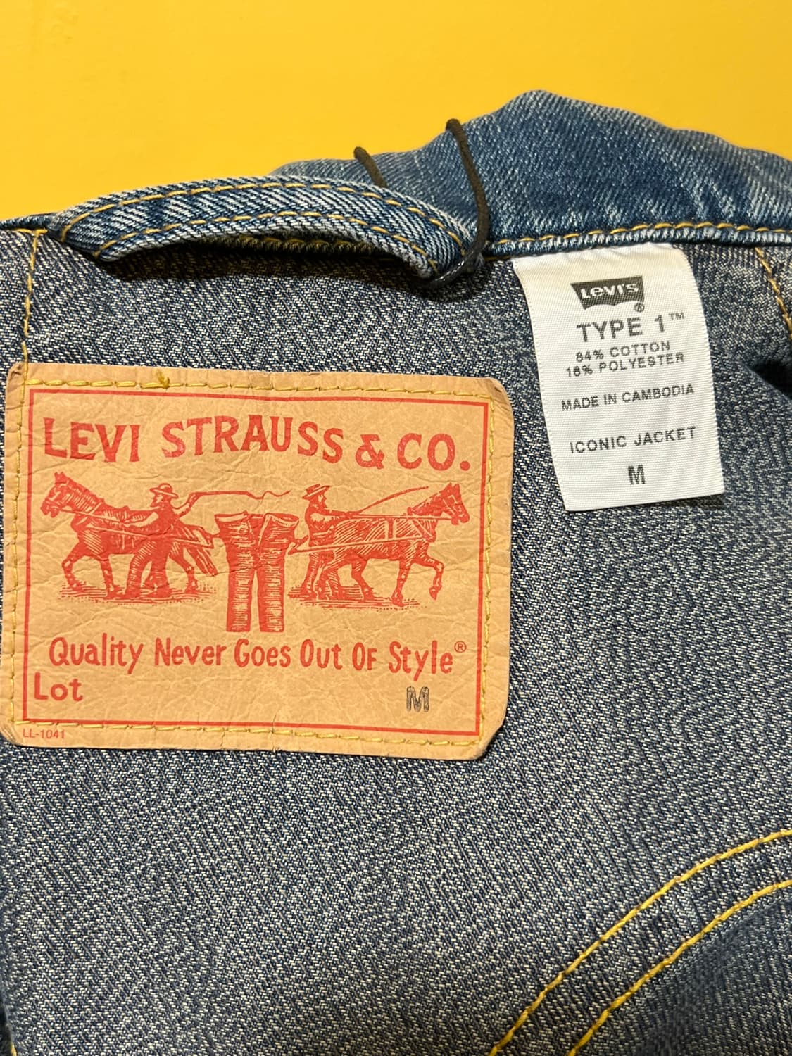 00s [M] 리바이스 타입원 TYPE 1 데님 청자켓 상품이미지7