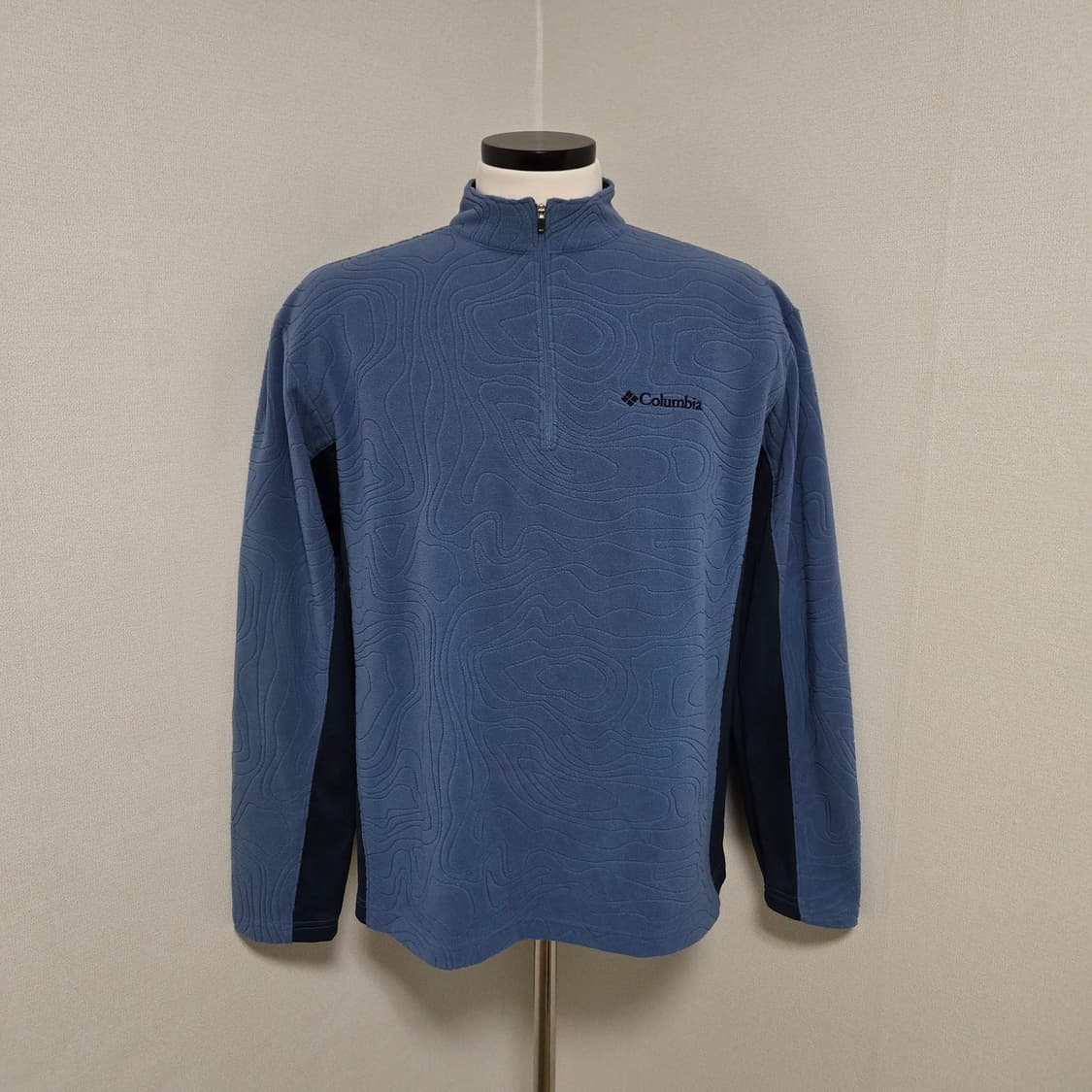 컬럼비아 토포그래픽 패턴 반집업 플리스 / 남성 니트/ 남자 후리스 상품이미지8