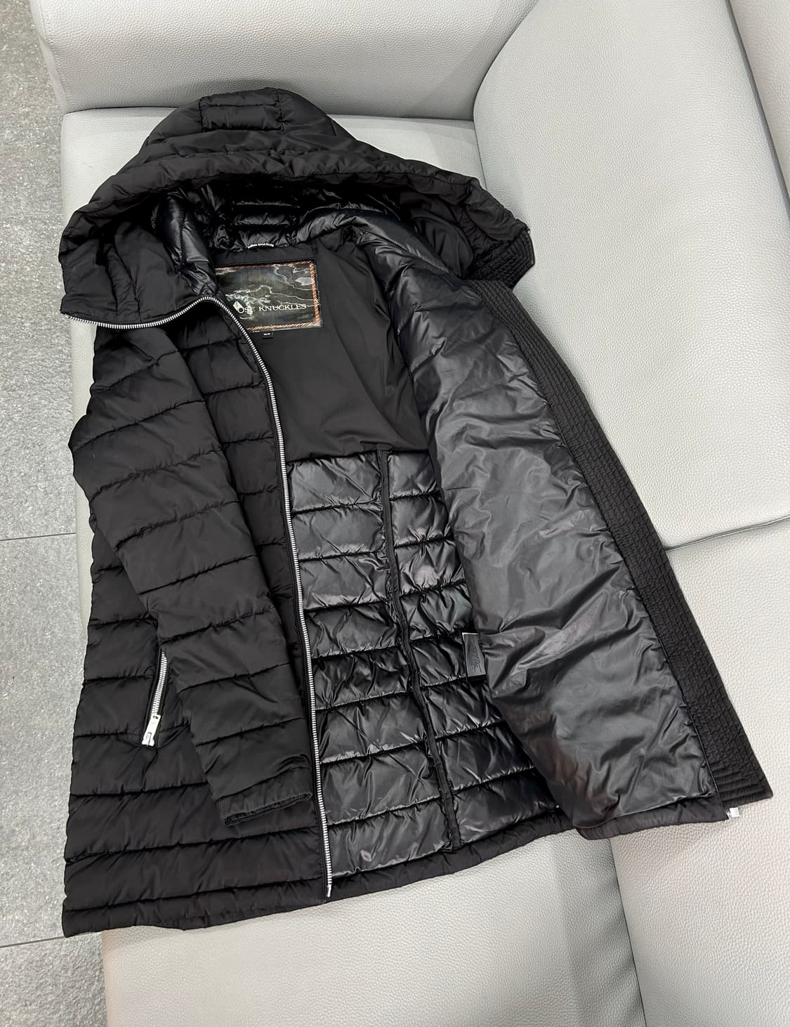 무스너클 후드 롱패딩(XS/44~55) 상품이미지5