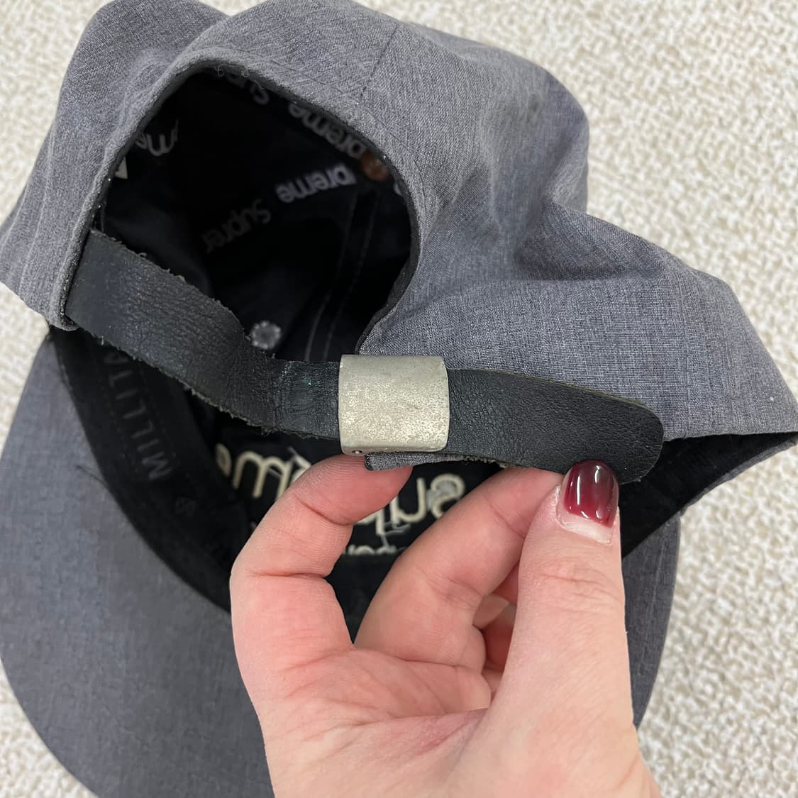 [F] 밀리티지 코튼 캠프캡 모자 0120M1 상품이미지6