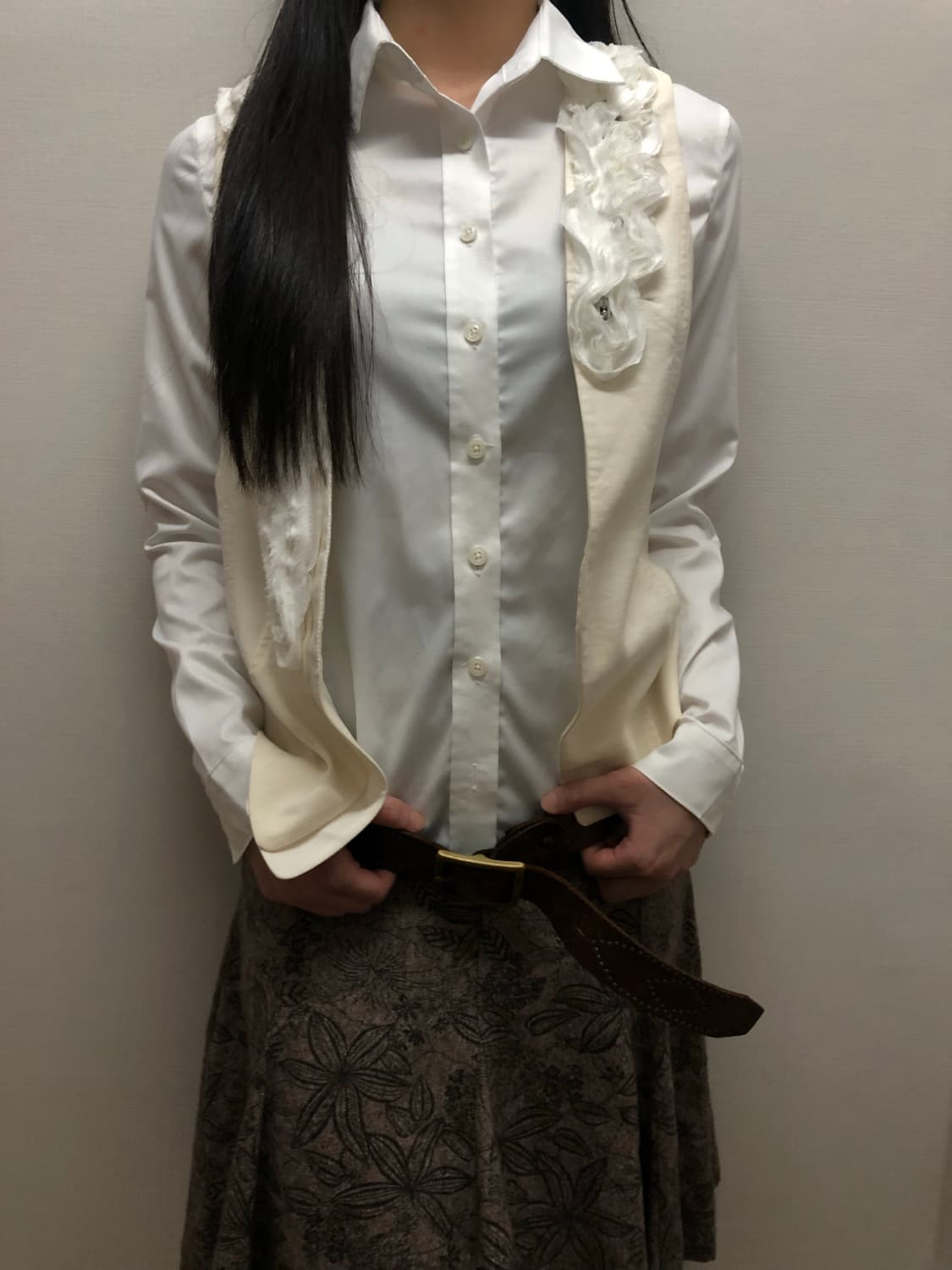 빈티지 아이보리 플라워 베스트 상품이미지2