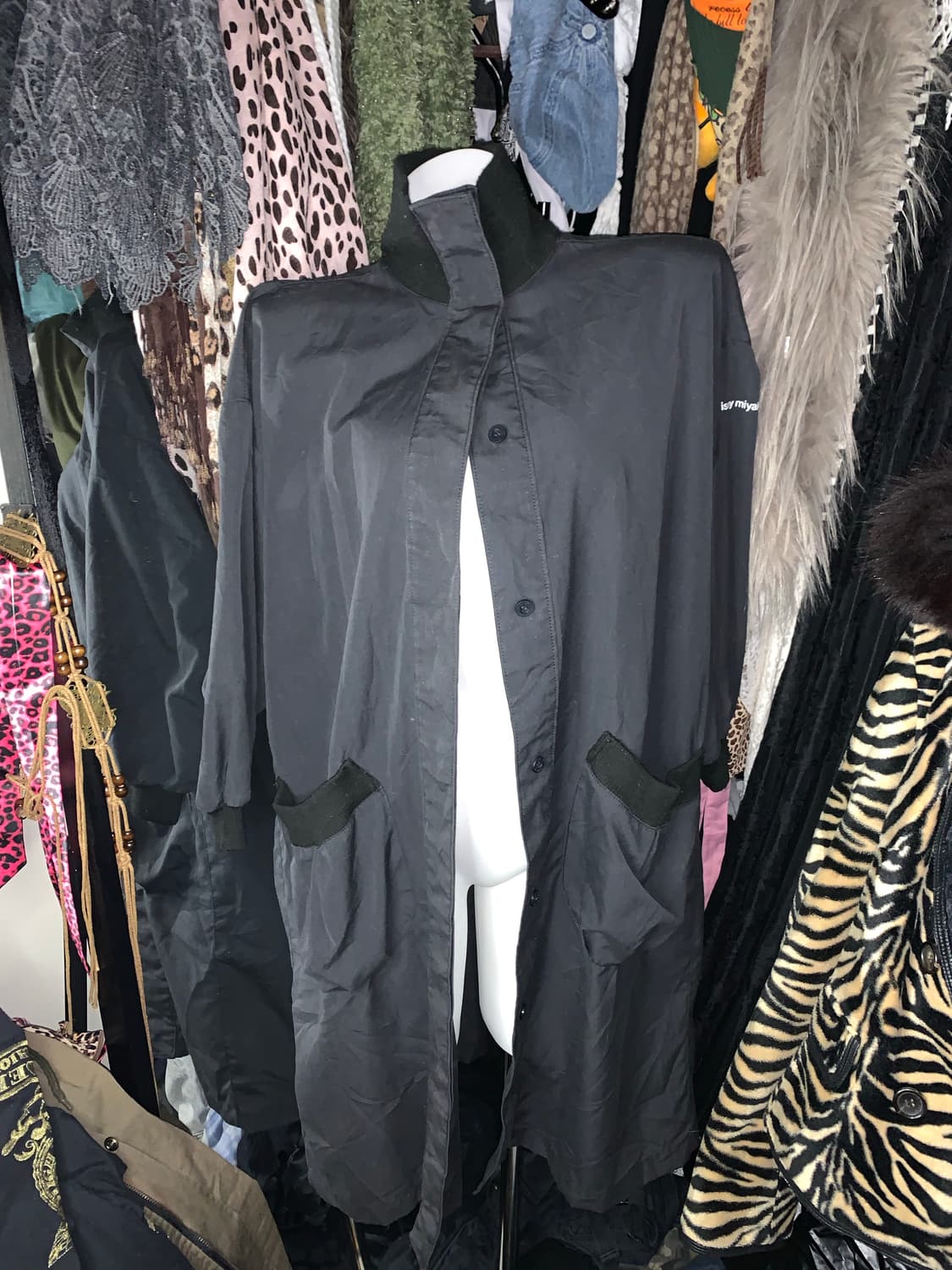 이세미야케 롱자켓 코트 상품이미지1