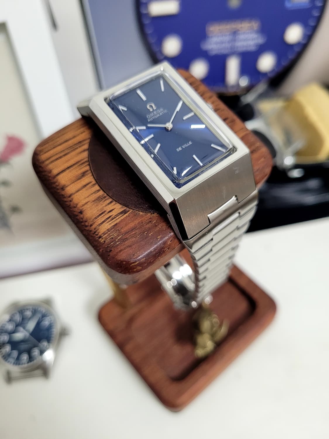 오메가 드빌 사각 자동시계 상품이미지3