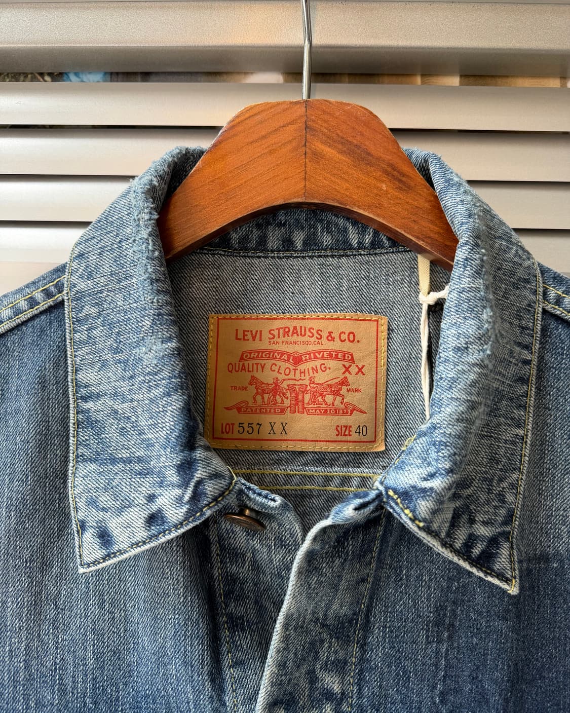 LVC 557xx 1961 type-3 FOLK CITY 데님 트러커자켓 상품이미지8