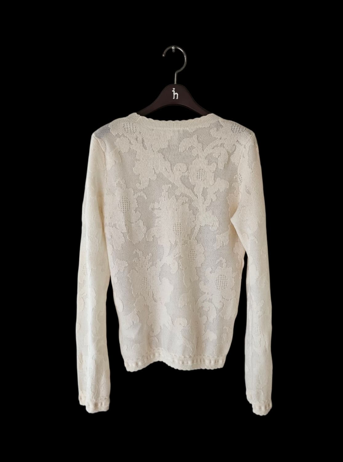 클럽모나코 울혼방 레이스 스웨터 니트 55 / 상태 좋음 상품이미지9