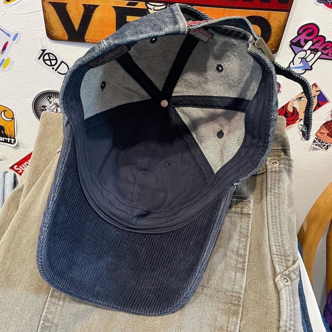 후부 데님 볼캡 상품이미지6