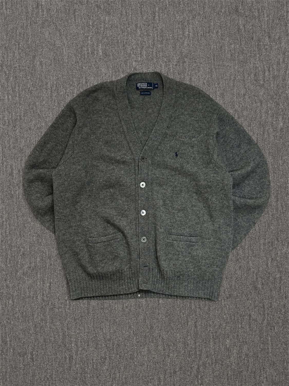 폴로 랄프로렌 램스울 그레이 가디건  상품이미지1