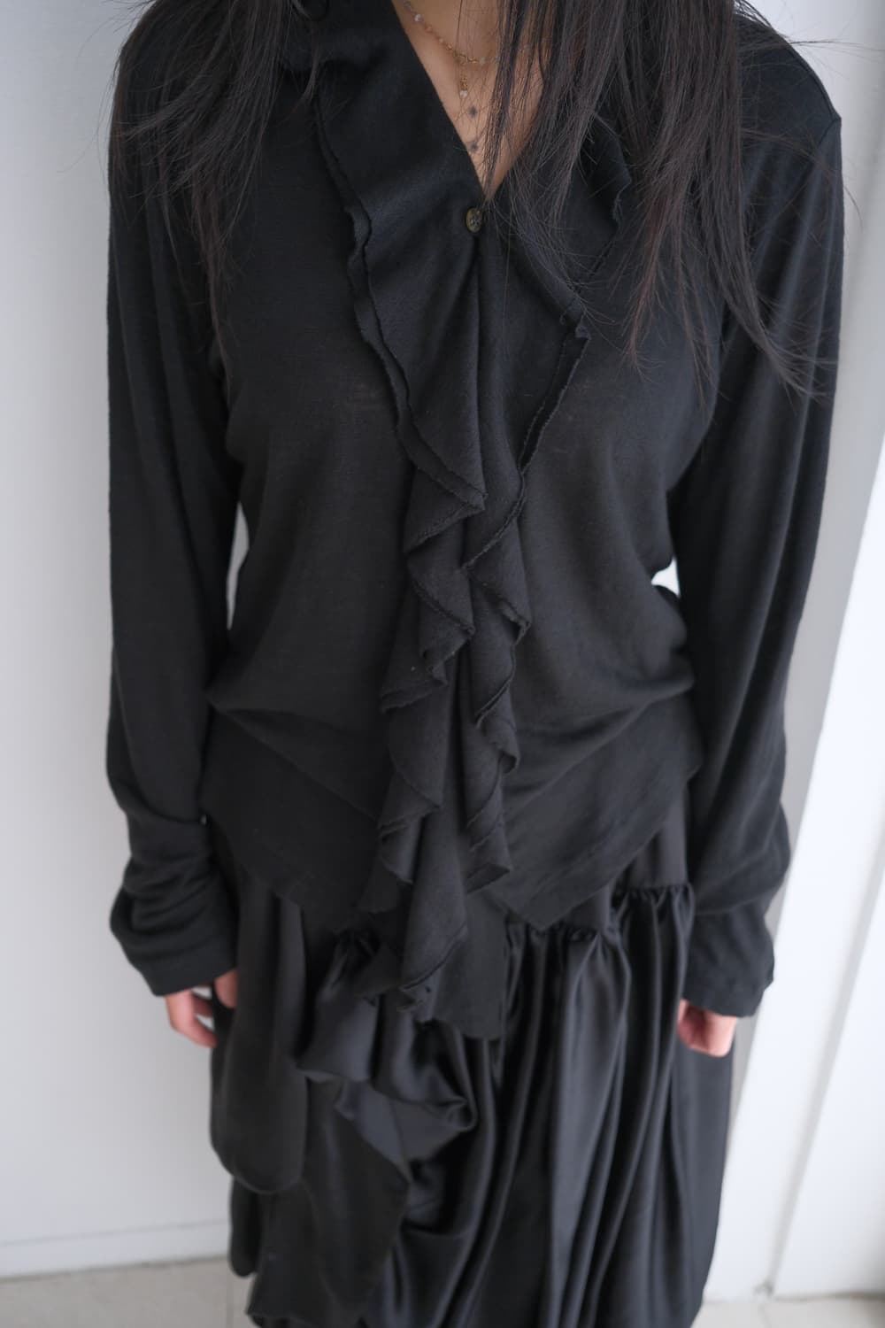 97s Cascade linen cardigan 상품이미지4