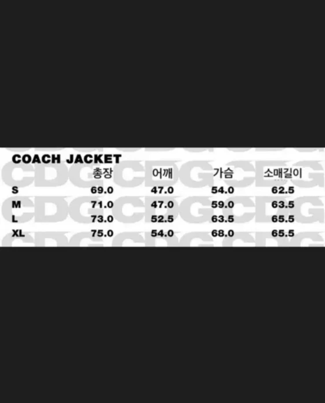 CDG 코치자켓 상품이미지5