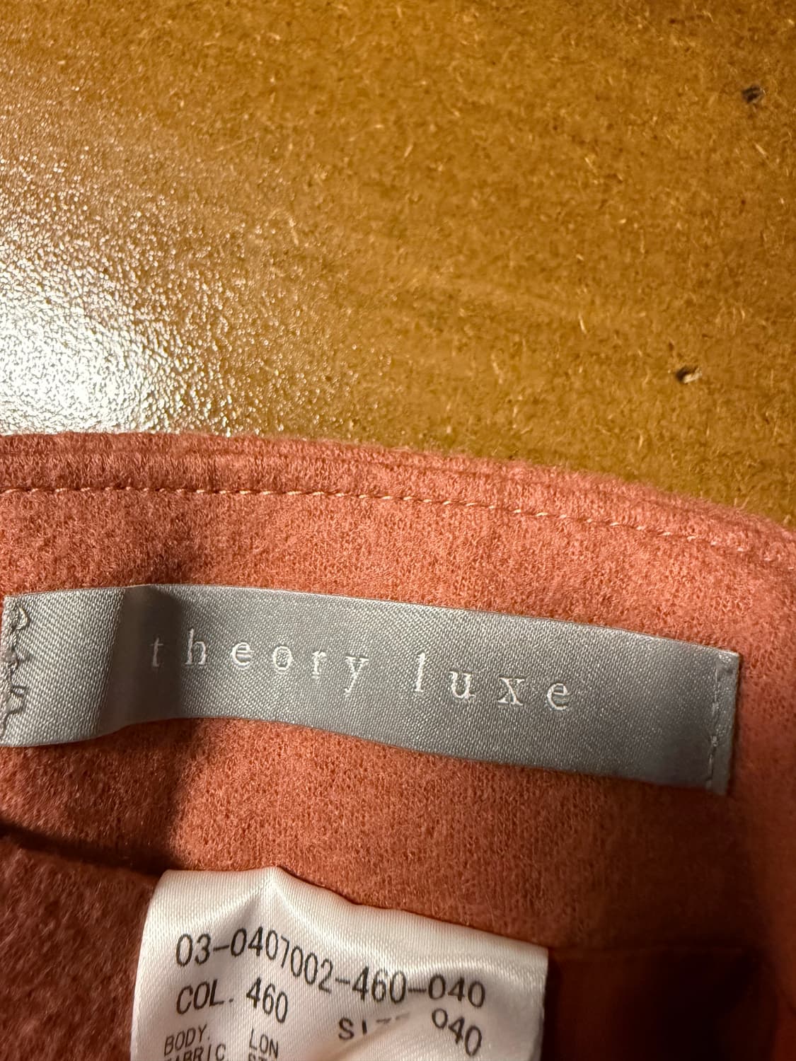 띠어리 럭스 theory 울 플레어 미디 스커트 오렌지 040 상품이미지6