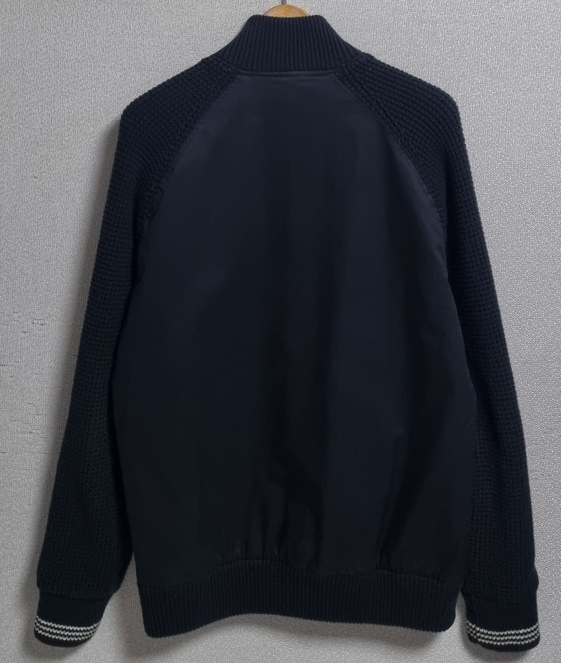 M ) 아디다스 블랙 니트집업 바람막이 상품이미지3