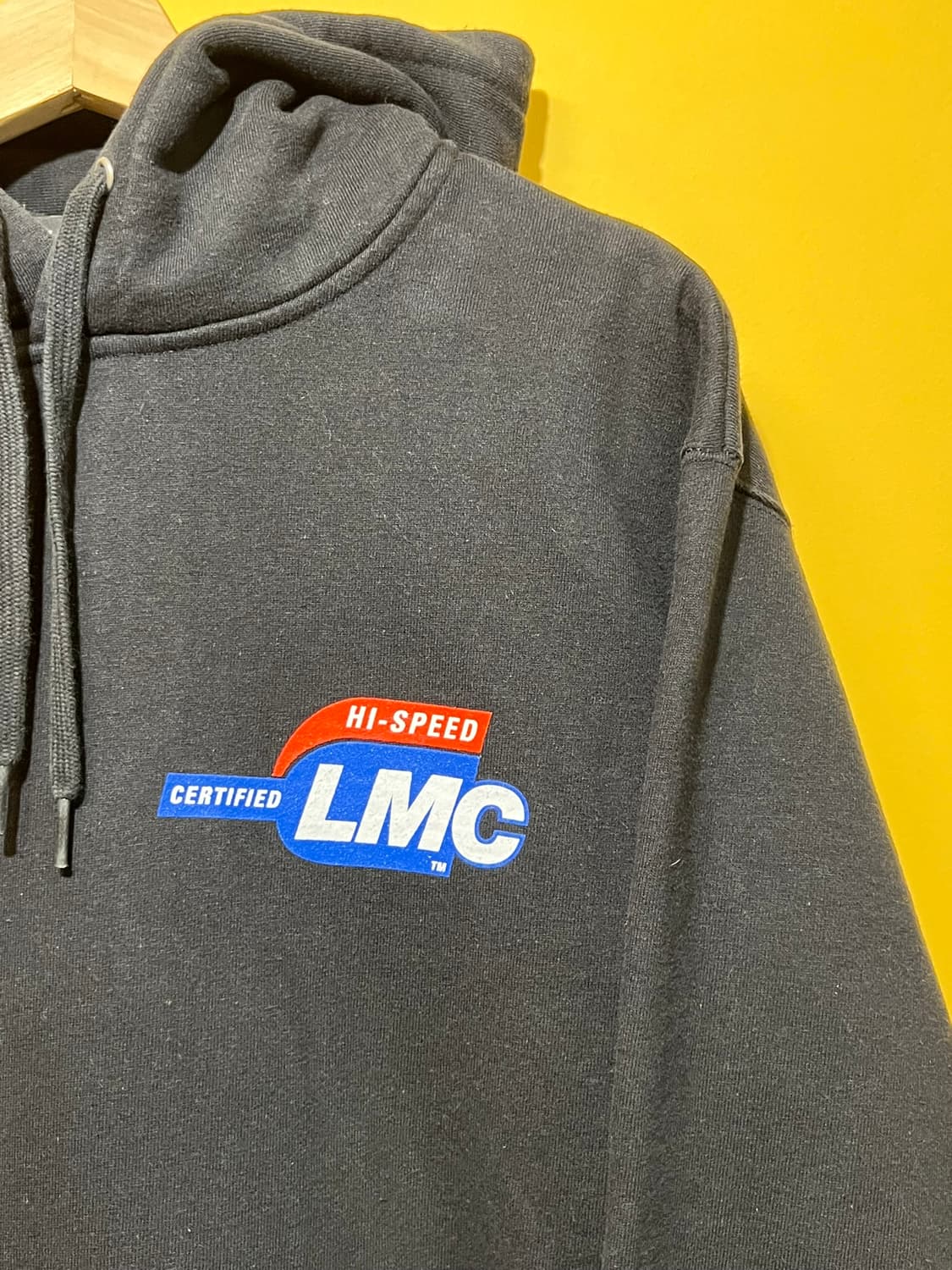 [M] 엘엠씨 LMC 후디 로고 그래픽 후드 티셔츠 블랙 상품이미지3