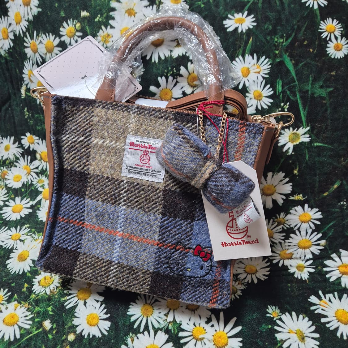 HELLO KITTY x 해리스트위드 2way 가방 새상품 상품이미지2