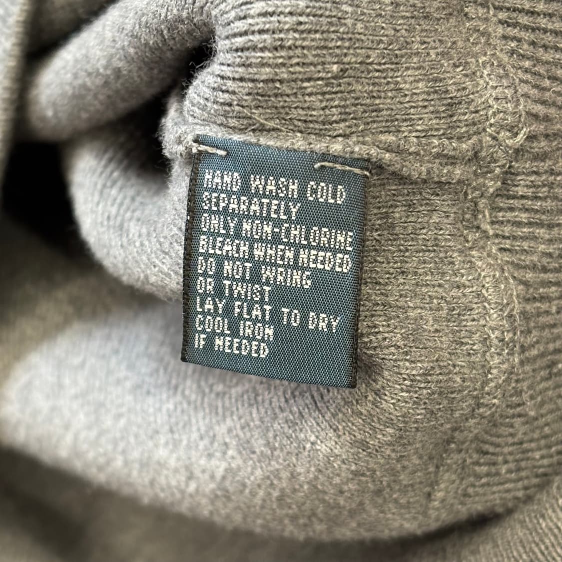 Polo Ralph Lauren 코튼 그레이 라운드넥 니트 상품이미지4