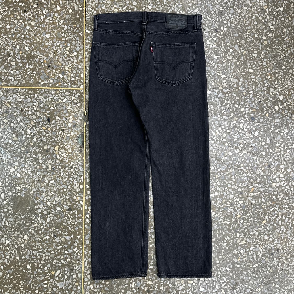 리바이스 501 블랙 진 데님 팬츠 31 상품이미지2