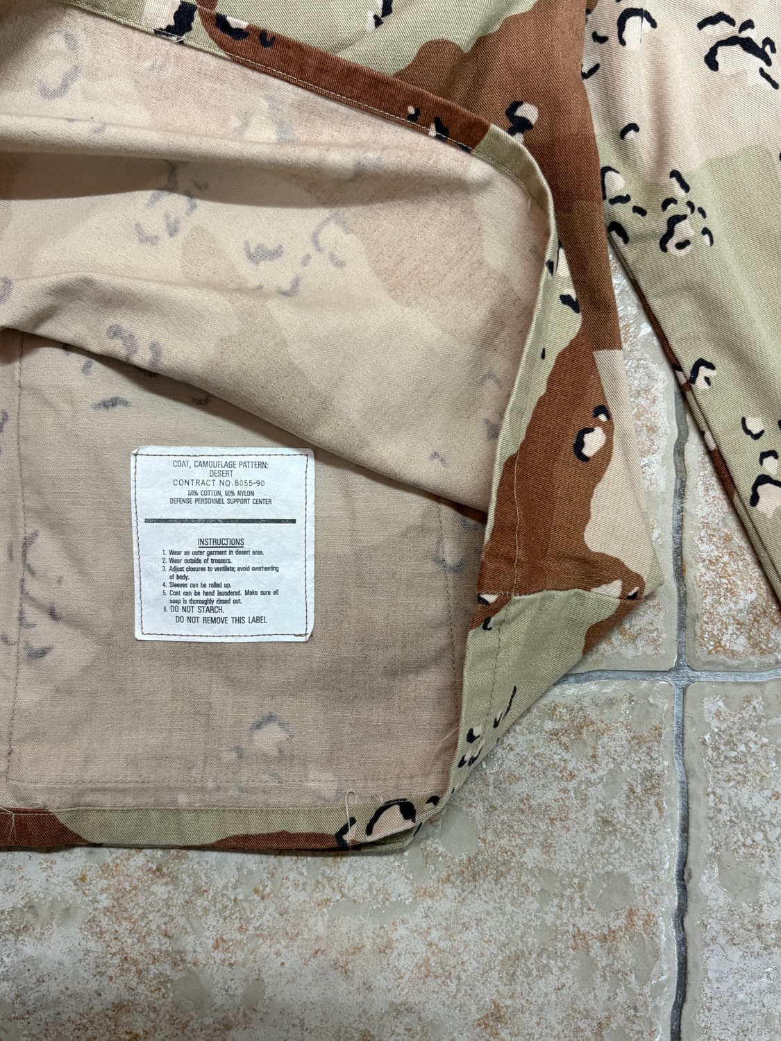 Military dessert camo 4 pocket jacket 상품이미지6