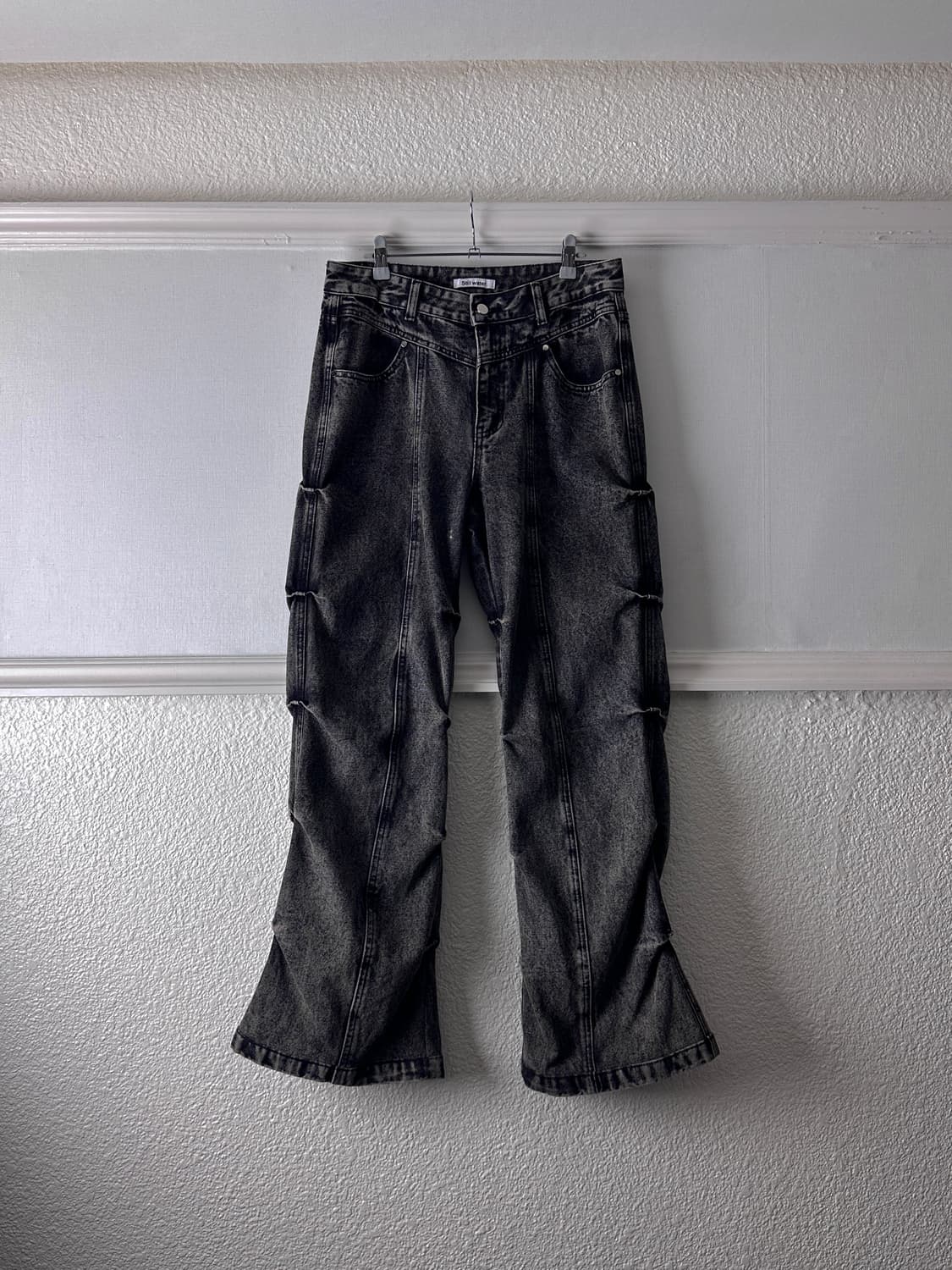 Still Water 다트 링클드 플레어 진 상품이미지6