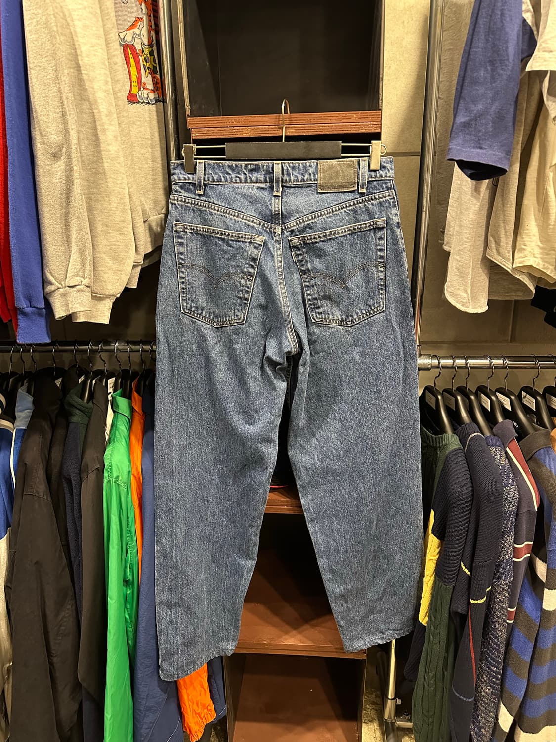 빈티지 90s 리바이스 실버탭 배기 데님 팬츠  상품이미지2