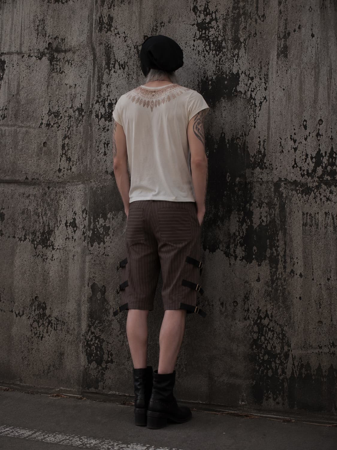 Peace Now – Pinstripe Strap Shorts 상품이미지9