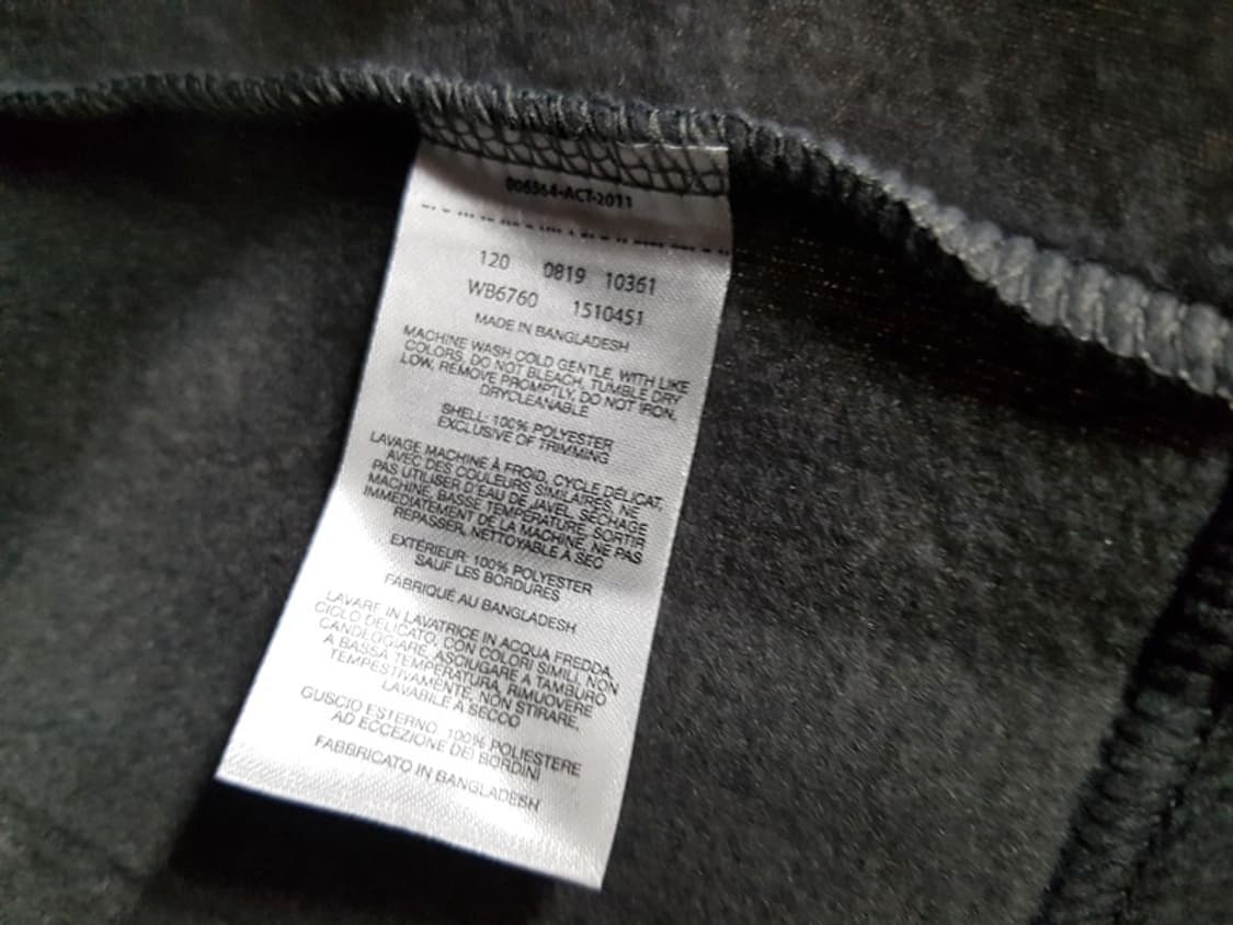 콜롬비아 플리스 집업 자켓 키즈XL (여성77가능) 상품이미지4