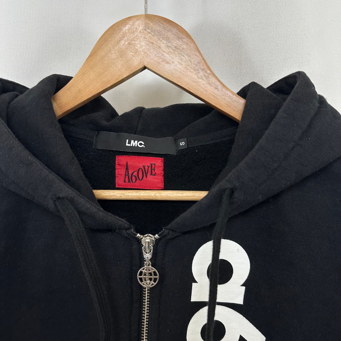   LMC 엘엠씨 X A60VE 남자 면 후드집업 기모 검정 S 상품이미지7