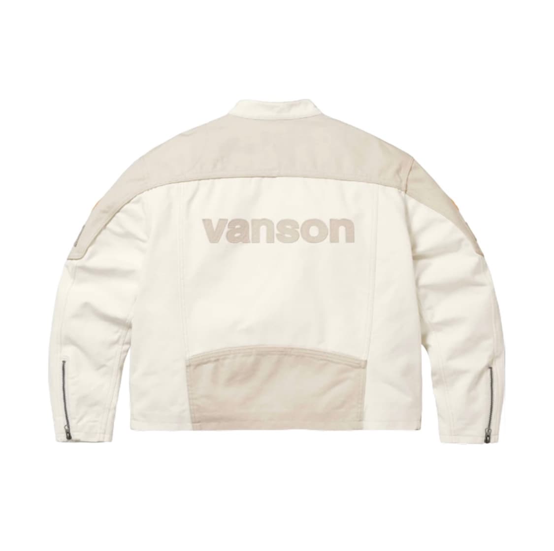 슈프림 밴슨 레더스 코듀라 코튼 자켓 화이트 상품이미지2