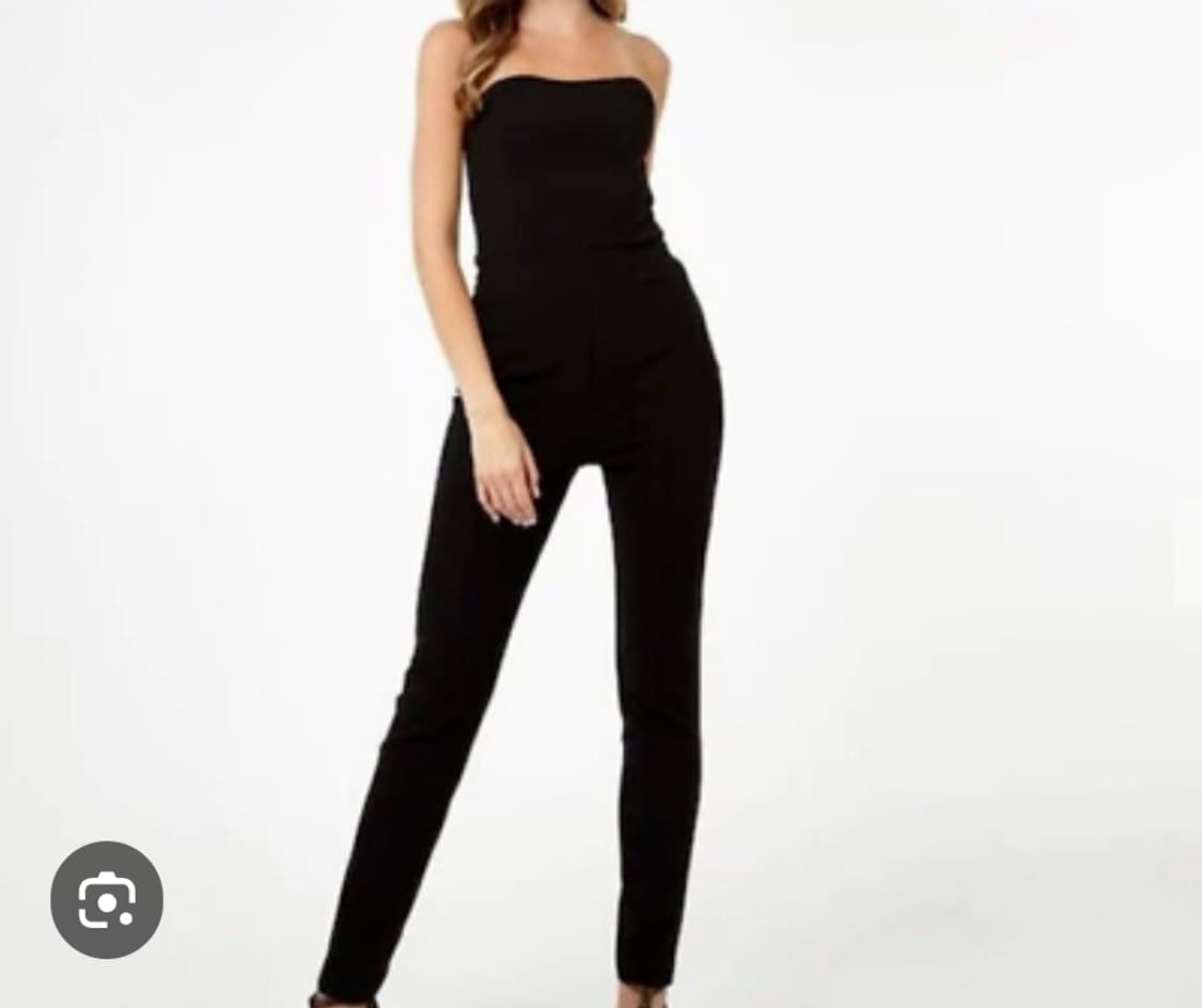 Theory 블랙 튜브탑 점프수트 상품이미지1