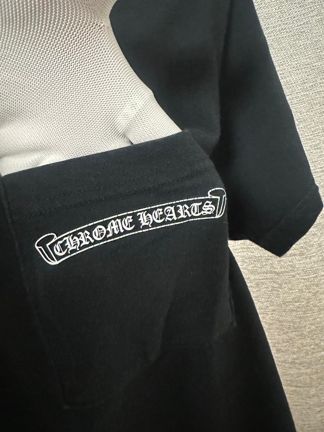 크롬하츠 플레어로고 반팔 블랙 (L) 상품이미지5