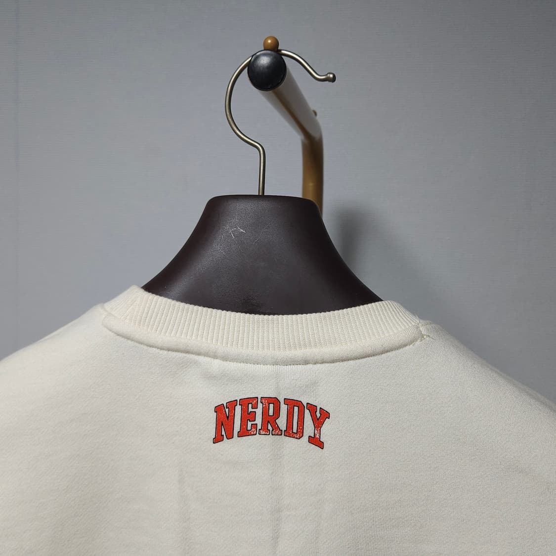 XS ) 널디 코인 프레이어 맨투맨 아이보리 상품이미지4