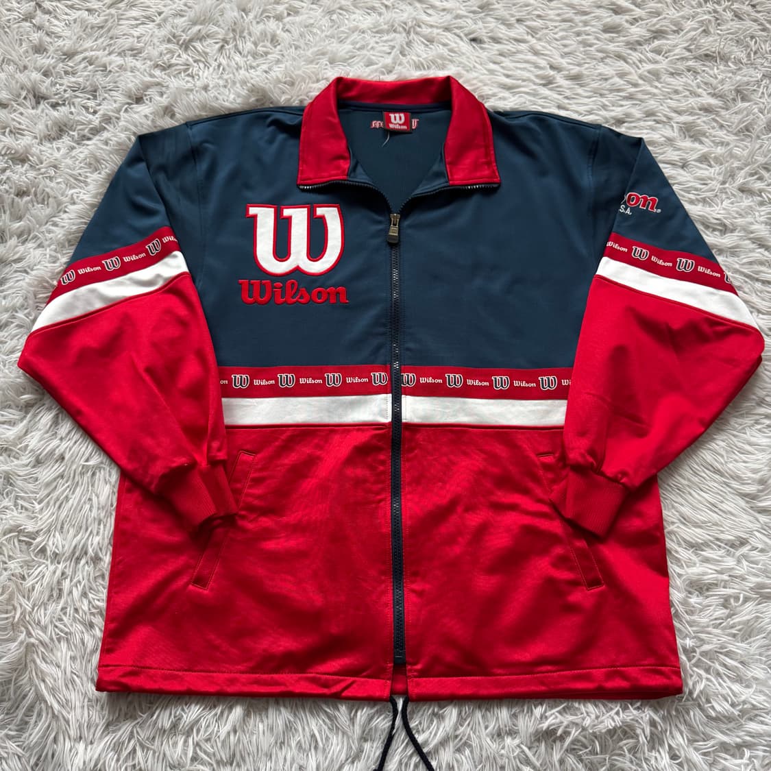 WILSON 일본빈티지 져지 윌슨 빈티지트랙탑 빈티지져지 XL 105 상품이미지2
