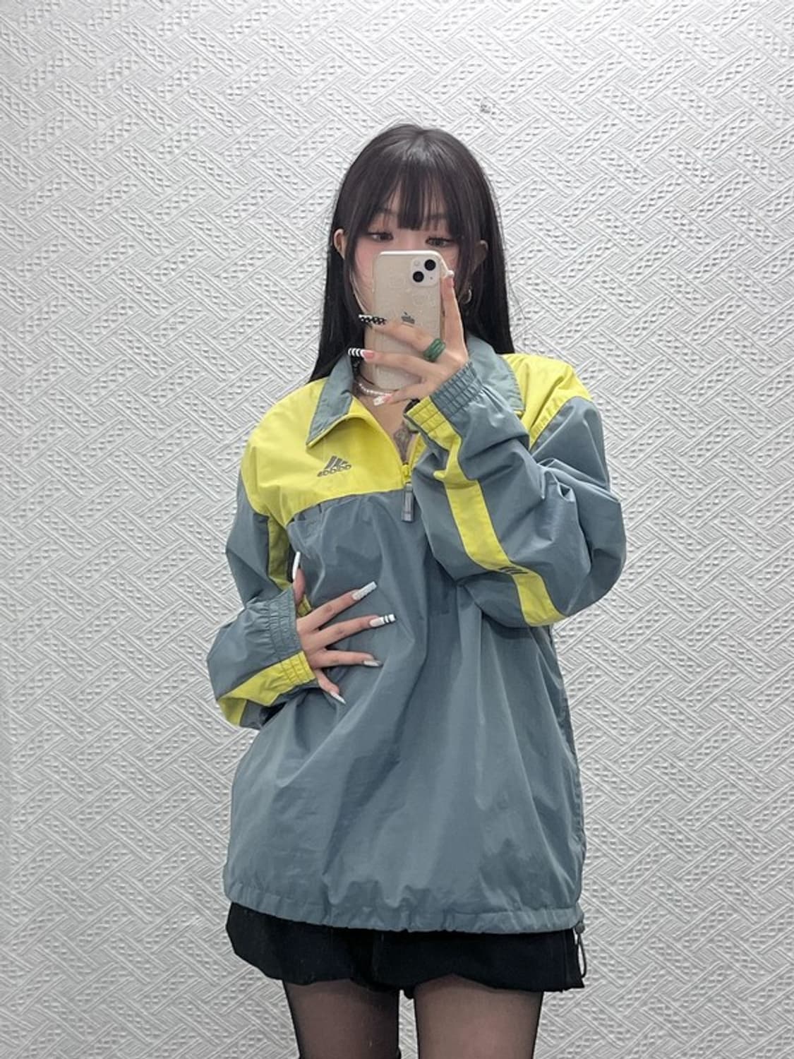 아디다스 올드스쿨 레트로 테크웨어 바람막이 아노락 M C10717 상품이미지2