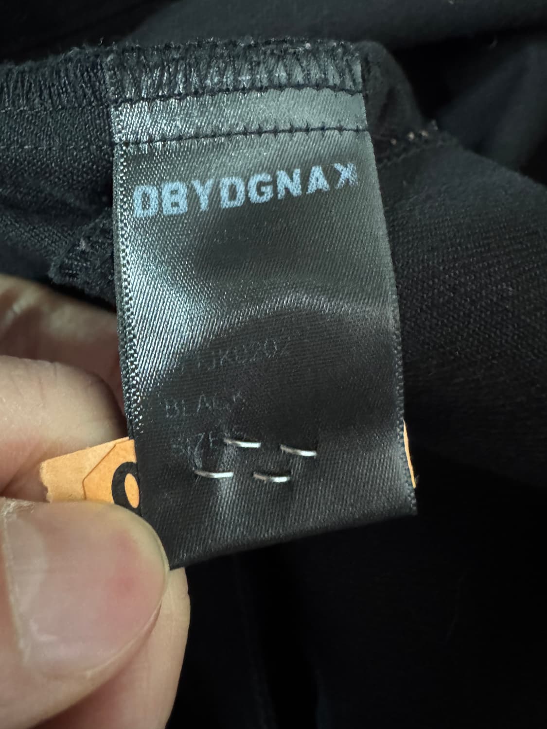 디바이디그낙 미니멀 링 디테일 코튼 버튼 자켓 블랙 상품이미지4