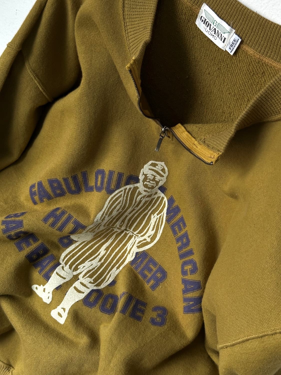 Design printing zip neck sweatshirt 상품이미지1