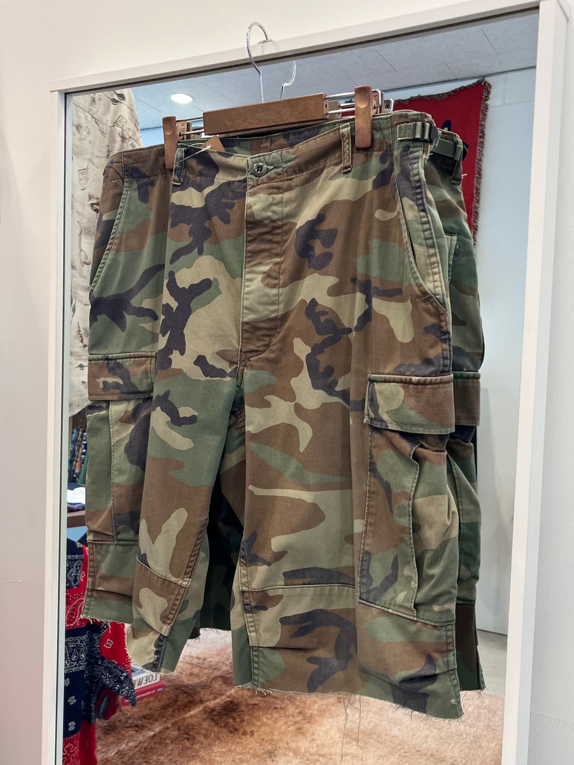 00s Military 미군 우드랜드 BDU 컷오프 카고 쇼츠 (37) 상품이미지1