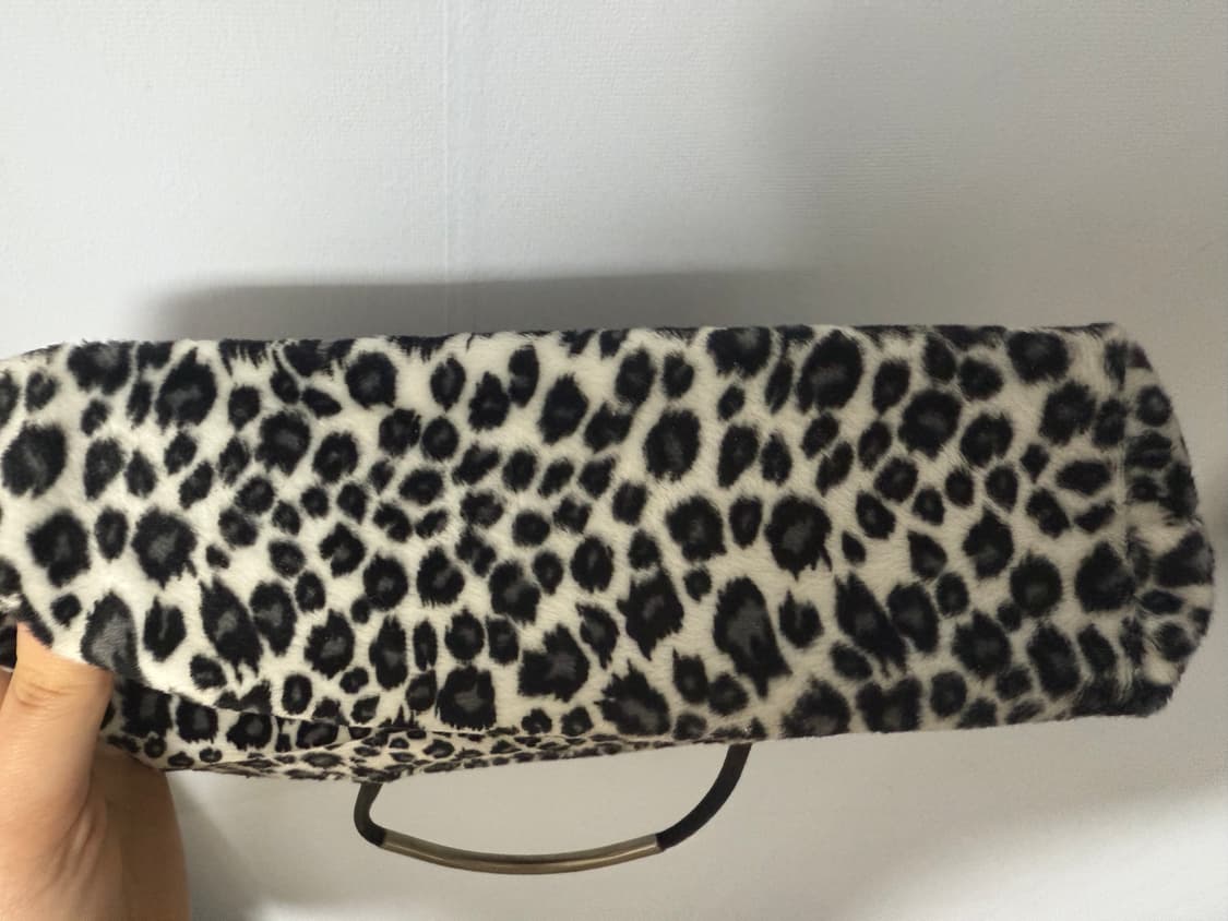 레오파드 벨벳 미니 토트백  상품이미지3