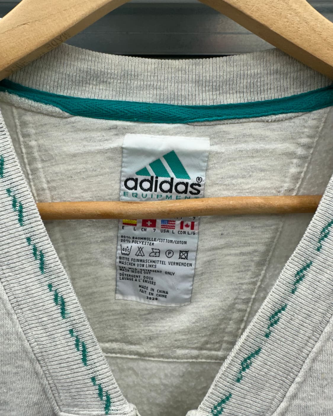 (XL)90'S 아디다스 EQUIPMENT 집업-M1184 상품이미지2