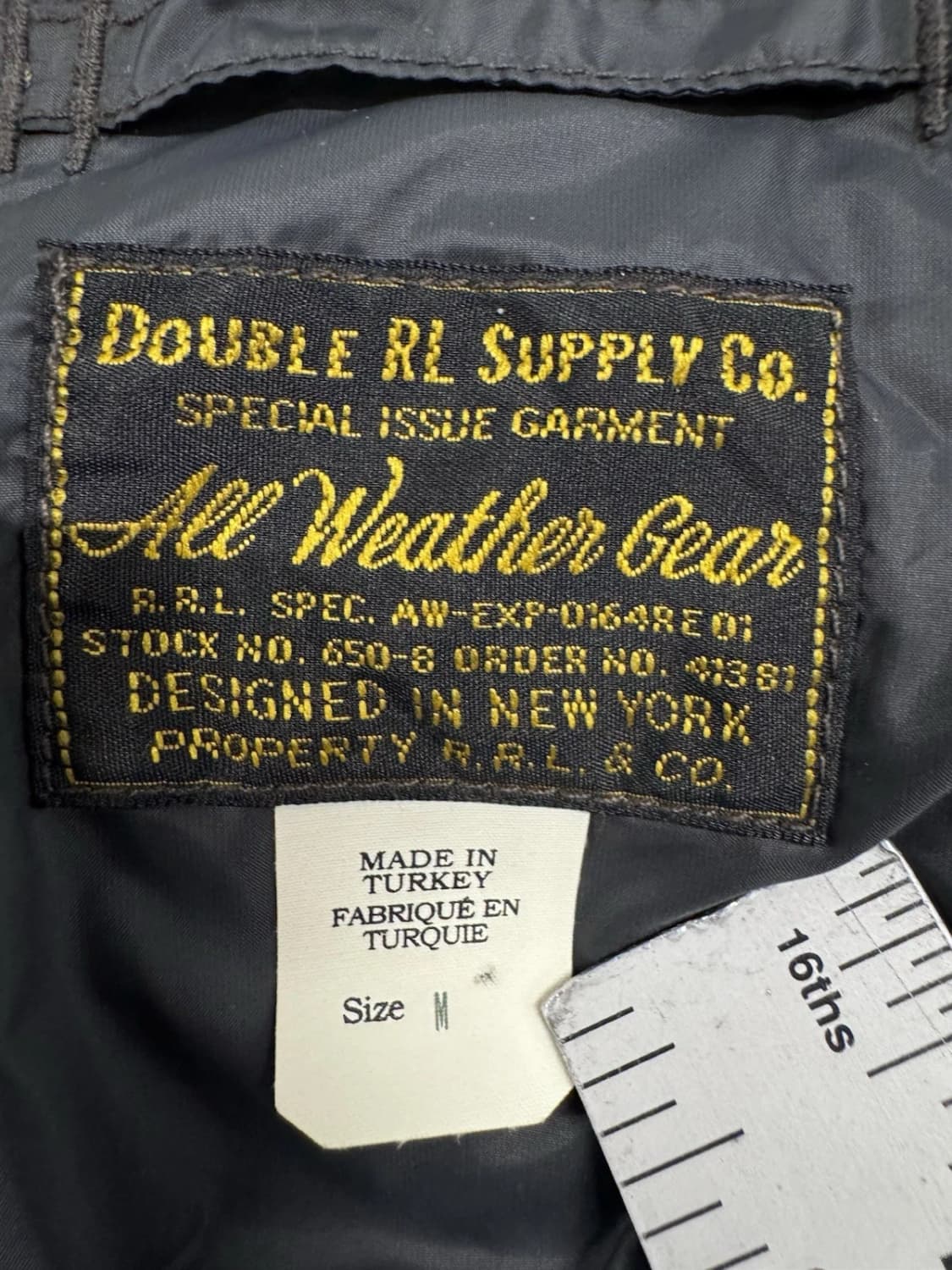 M RRL 왁스 코팅 퀼팅 조끼 푸퍼 상품이미지2