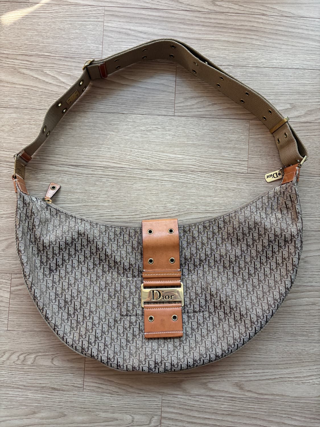 디올 오블리크 트로터 반달 호보백  상품이미지1