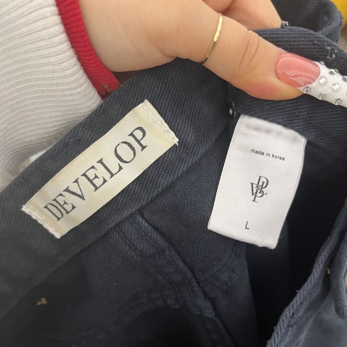 디벨롭 모던 캐주얼 스트릿 카펜터 팬츠 L C10125 상품이미지6