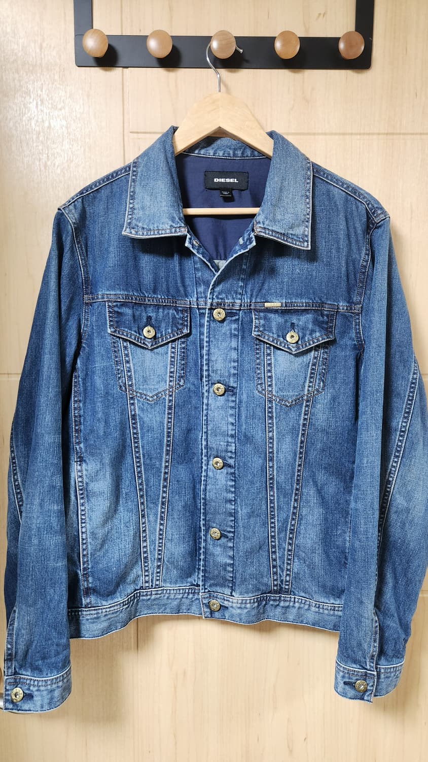 Diesel 메탈 스몰로고 트러커 데님자켓 L 105 상품이미지1