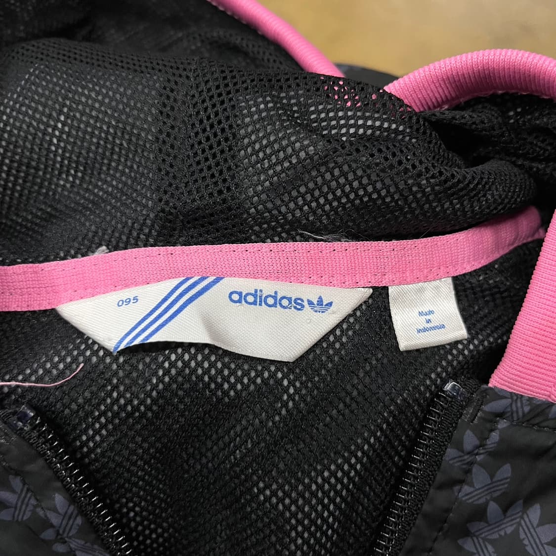 아디다스 검핑 블랙핑크 바람막이 95 상품이미지5