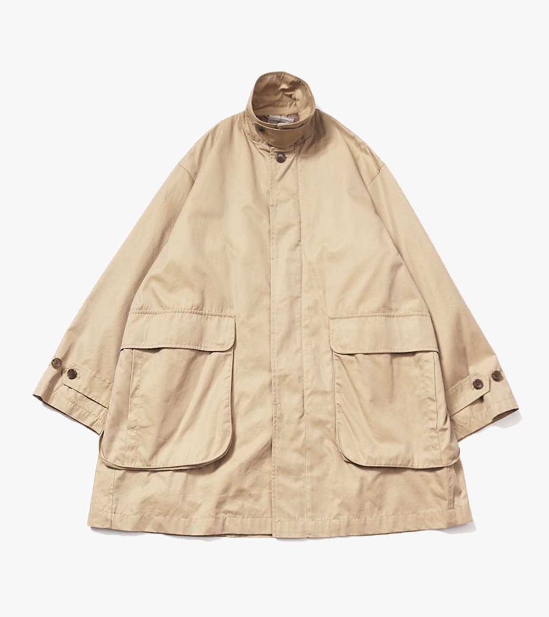 BEAMS - CHAMBRAY BAL COLLAR COAT 상품이미지1