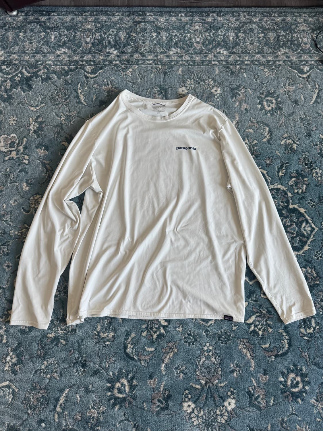 XL 파타고니아 캐필린 흰색 긴팔 상품이미지1