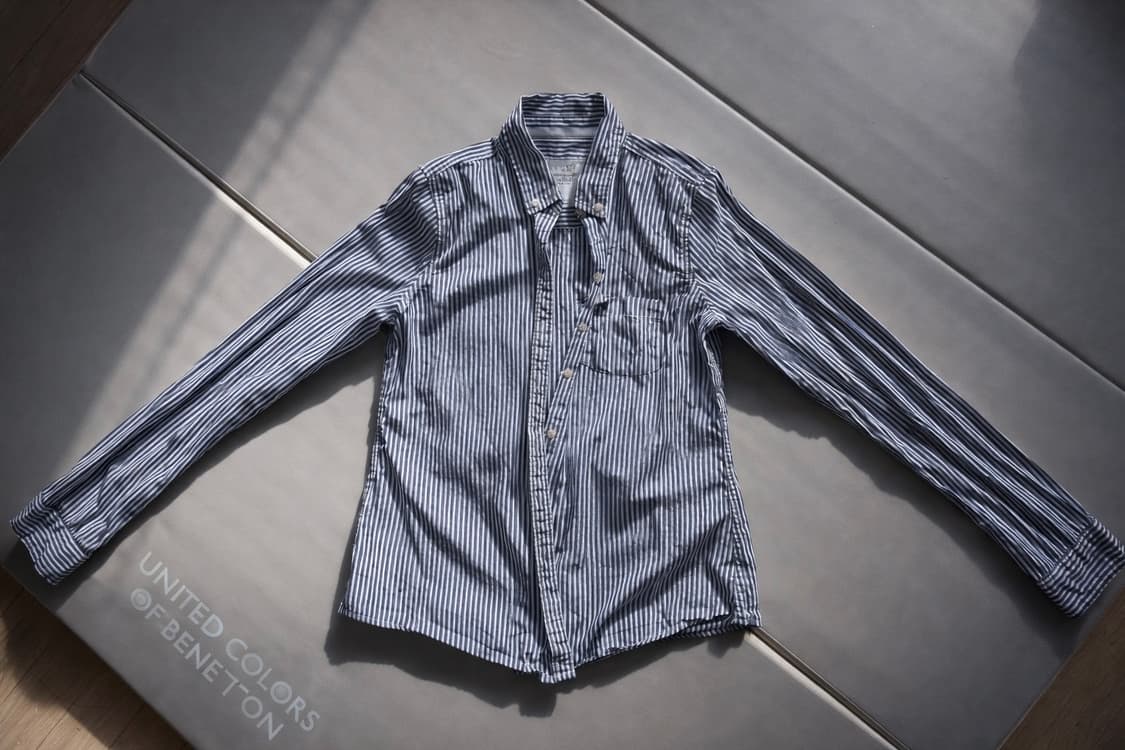 Abercrombie & Fitch 스트라이프 셔츠 L 상품이미지1